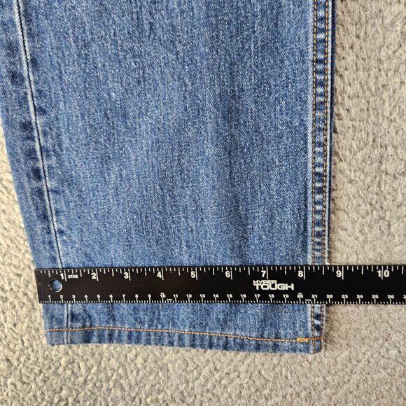 Levis Jeans Mens 38x32 (40x30) Blue 513 Slim Straight Modern - Picture 10 of 16